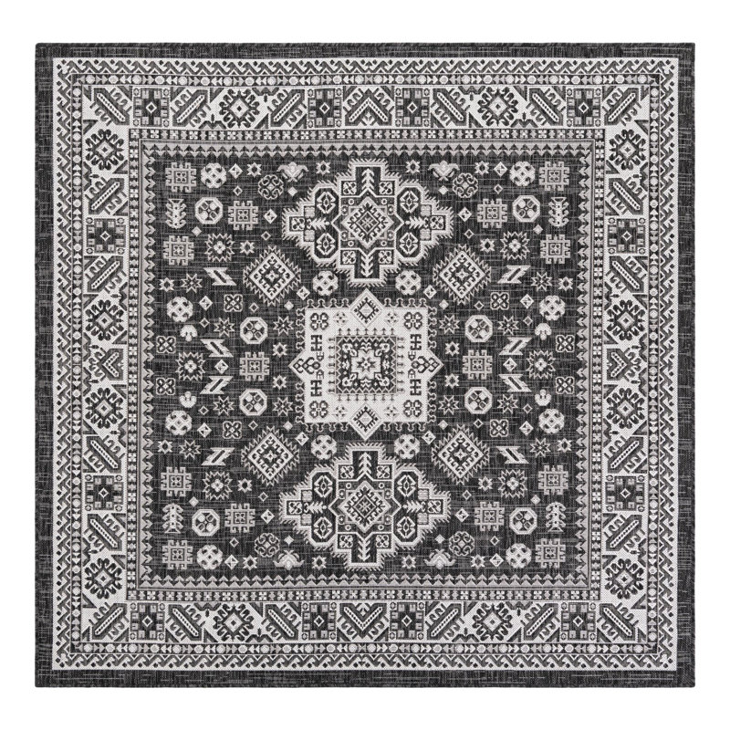 Tapis d'extérieur couleur pierre, Carré 6 pi 1 po