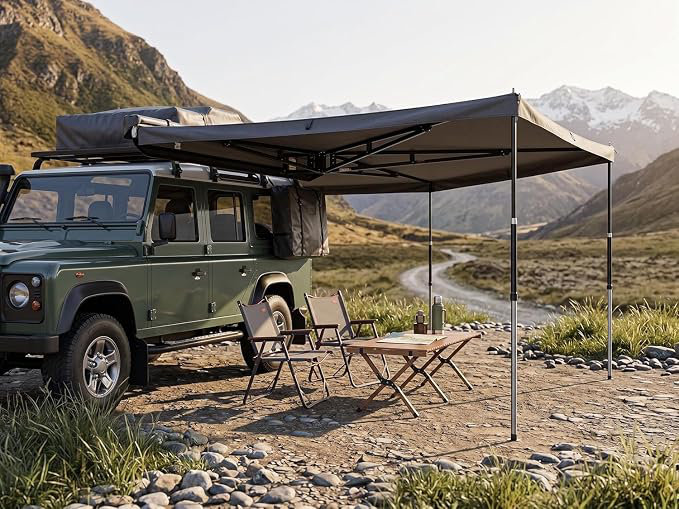 Tente pare-soleil en polyester imperméable 2m 270 ° 2m