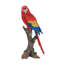 Statue de perroquet sur branche-1624689209