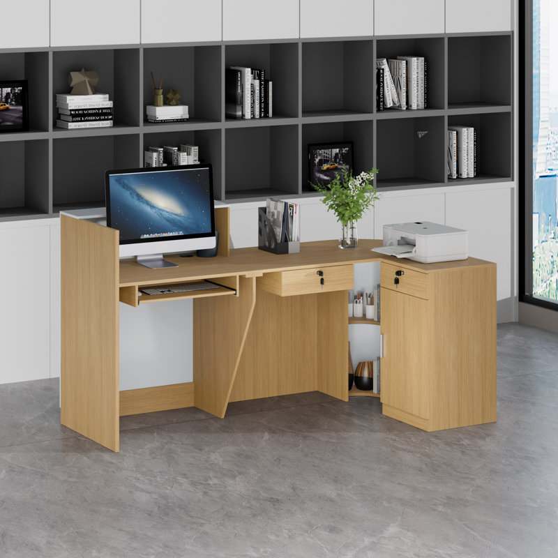 Reception Desk, 70.8'', Chêne droit
