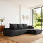 Canapé 2 pièces sans assemblage requis, canapé modulaire à assise profonde et rembourré en forme de L -646914753