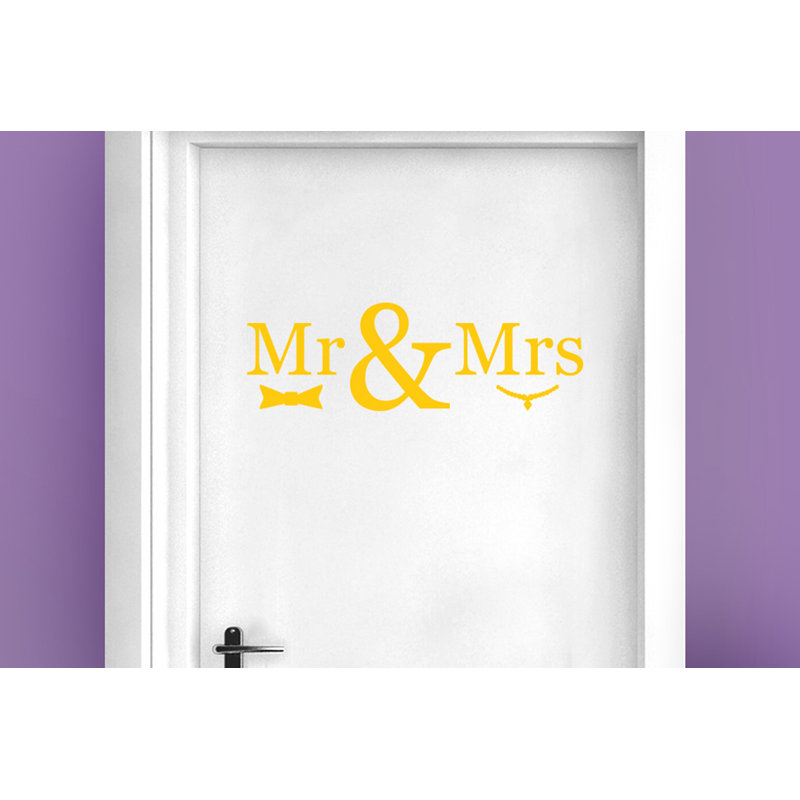 Wall Decal, Dark Yellow