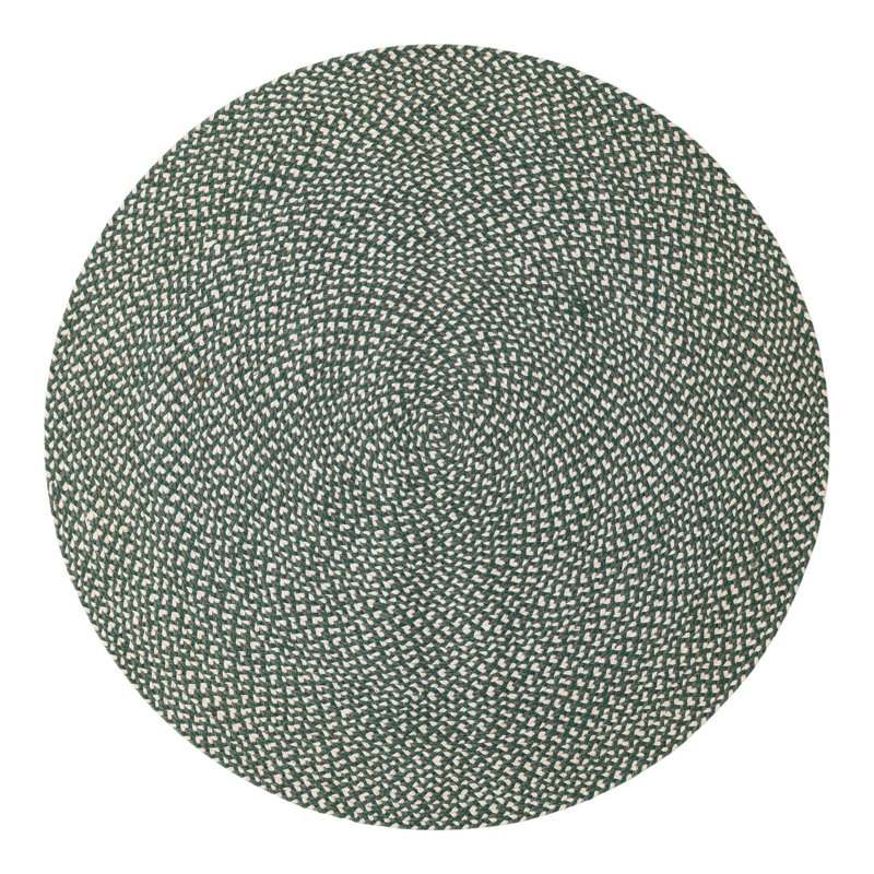Tweed Braided Jute Rug, Round 4'1"