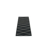 Geometric Area Rug in Black