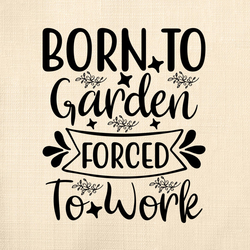 «Garden Lover» - Citation 39 - Coussin décoratif inclus, H 16 po x l 16 po