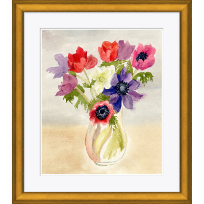 Watercolor Flowers Giclee Print