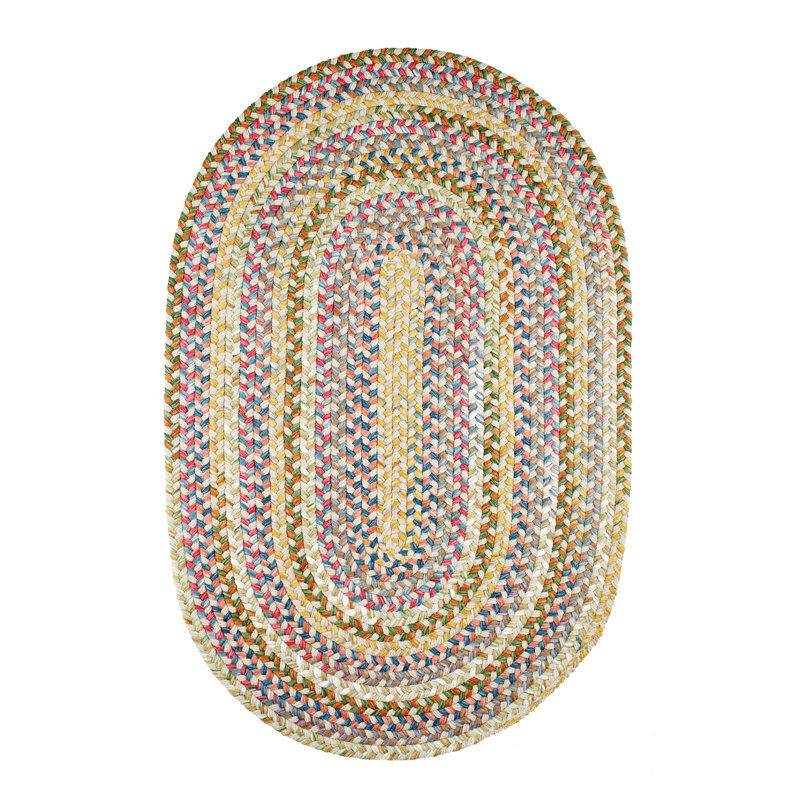 Orval Geometric Indoor Rug, Oval 2' x 3'