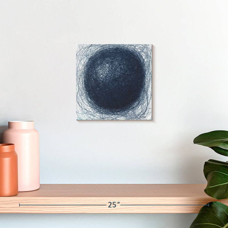 Avery Blue Sphere, 10" H x 10" W