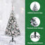 Artificial Christmas Tree with 150 LEDs with Stand-699772246-699772264