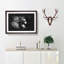 Majestic Lion Illustration - Picture Frame Graphic Art Print-56735436-56735433