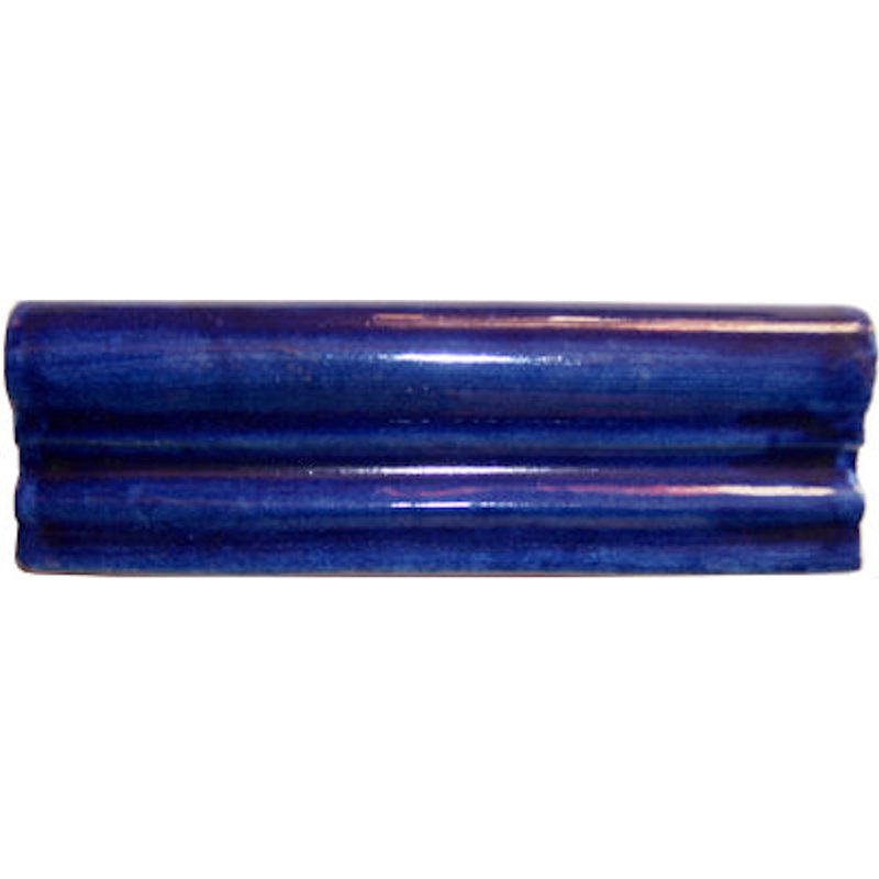 2" 5pcs TalaMex Mexican Chair Rail Molding, 2" W x 6.25" L, Cobalt Blue