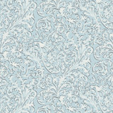 Florentine Vine - Daytime Blue Wallpaper
