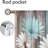 2Pcs Daisy Butterfly Curtains, Blue Wood Grain Background, Rod Pocket Light Filtering, Natural Floral Style, All-Season For Living Room Bedroom Window Decor-1063768961