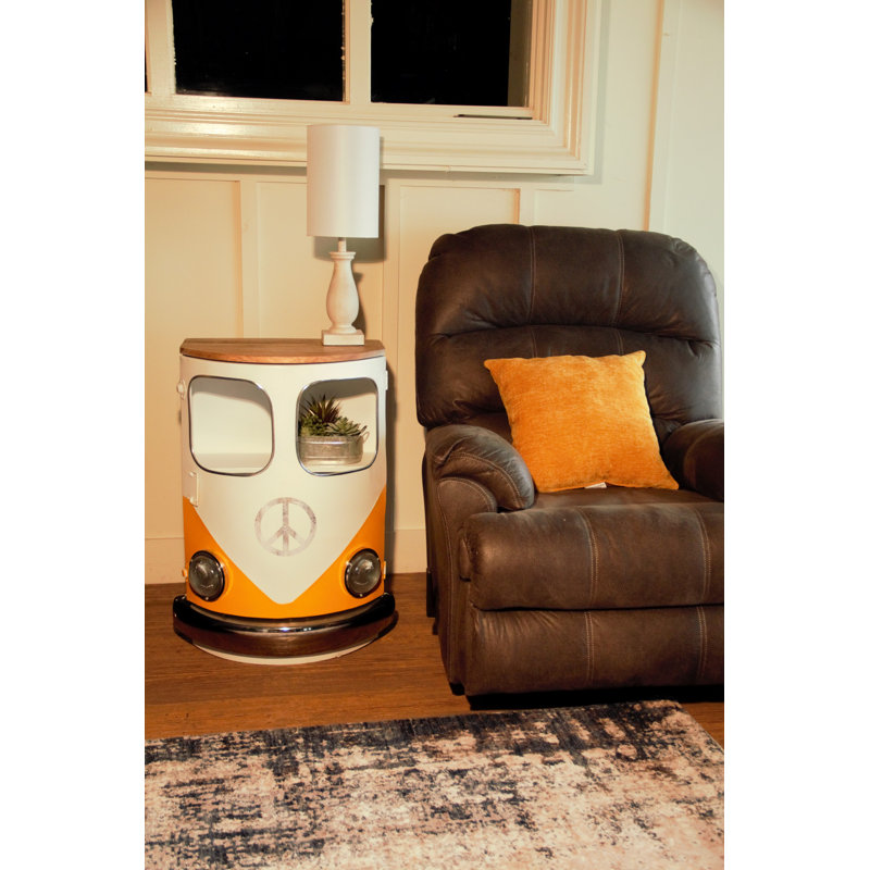 12.5'' W Nightstand, Yellow