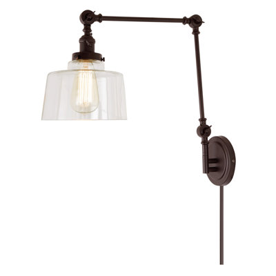 Brasfield Plug-in Swing Arm Sconce