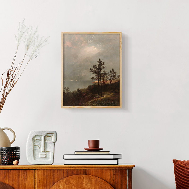 «Vintage Landscape CX III» sur, H 14 po x l 11 po, Naturel