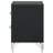 Malcolm Black 2-Drawer Nightstand Bedside Table