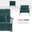 Fauteuils d'appoint Wyland, fauteuil rembourré en chenille et méridienne ergonomique Wyland-506131215