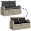 124cm Wide Patio Sofa with Cushions