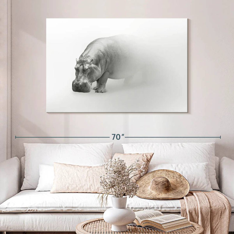 Phantom Hippo, 32" H x 48" W