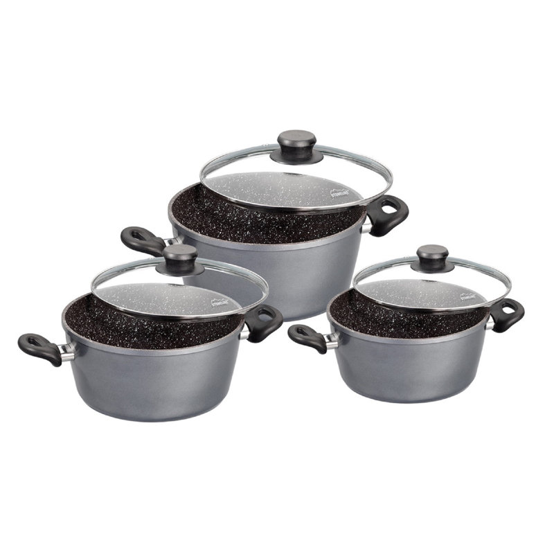 Bella Cucina 4.2L Non-Stick Aluminum Pot Set