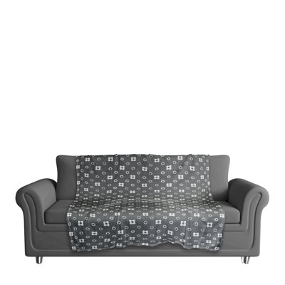 Jeté à motif floral 