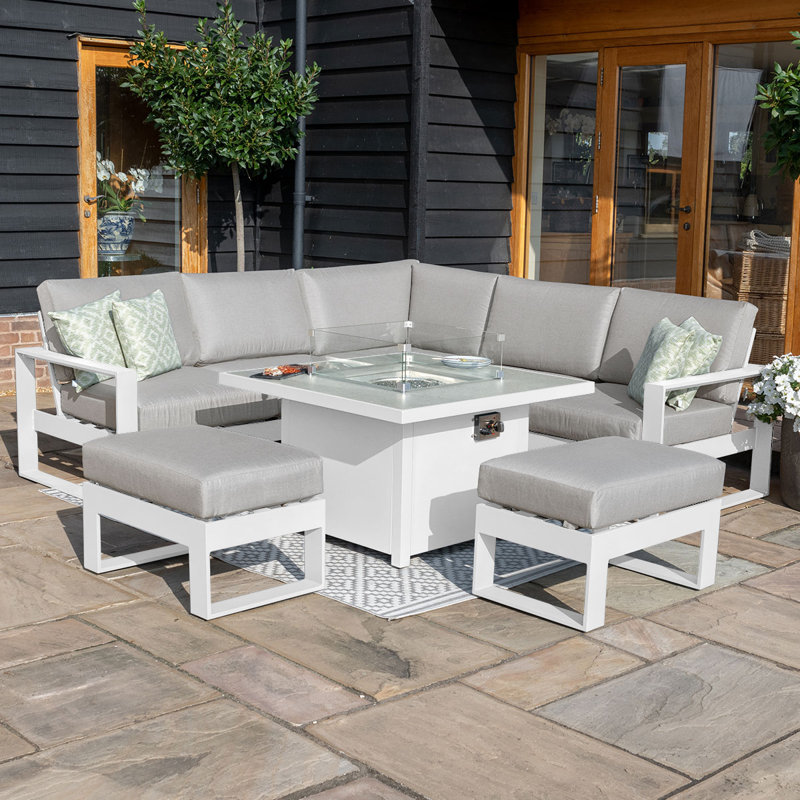 Faiha Metal Seating Group with Cushions