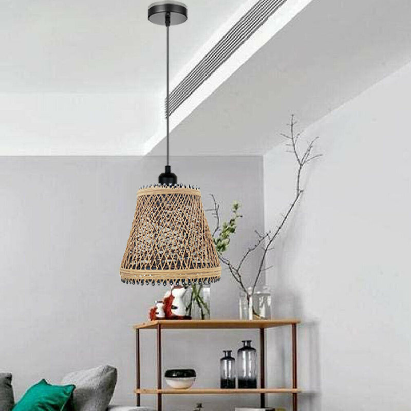 Chandra 1 - Light Brown Bell Pendant
