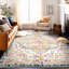Tapis oriental bleu / jaune / rose Furtado-2136100057