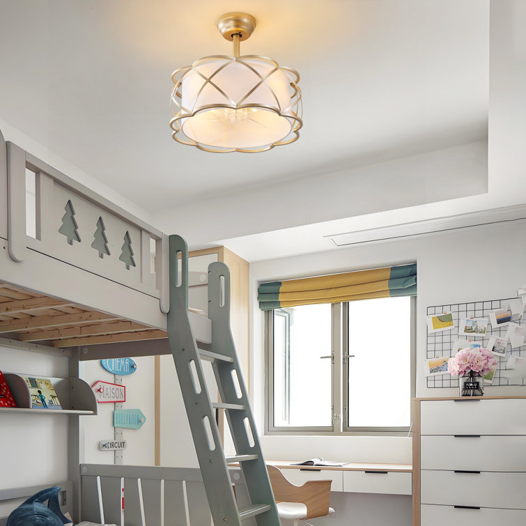 19'' Modern Ceiling Fan with Light