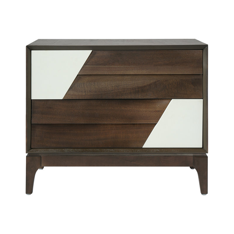 24 " W Standard Drawer Nightstand, Brun