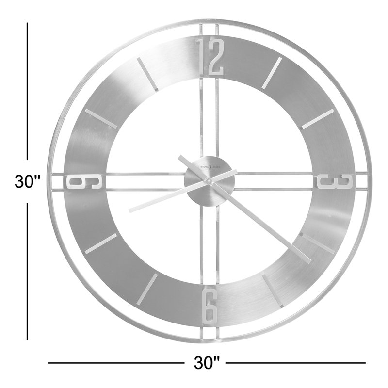 Stapleton Metal Analog Wall Clock