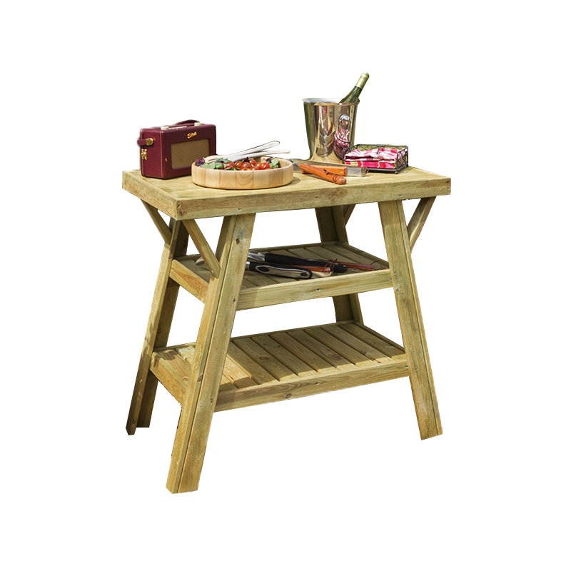 Hardwick Rectangular Outdoor Side Table , 91cm cm W 52cm cm D