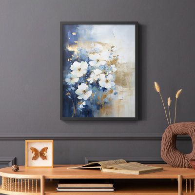 Série FLORAL CCLxxi - reproduction encadrée de qualité supérieure - prête à être accrochée - aucun clou requis