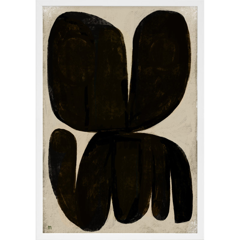 Moth Print by StudioM, White, 20" H x 14" W x 1.25" D