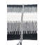 Tapis noir et blanc Oliver