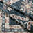 Beliz Southwestern Machine Washable Area Rug in Gray/Navy Blue-1600609652
