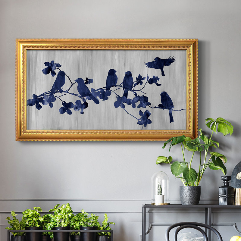 Indigo Hangout - Reproduction de photo sur toile, H 21 po x l 37 po x P 1 po
