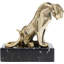 Lion on Marble 34cm Decorative Figurine