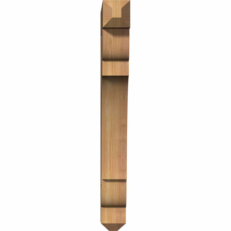 Olympic Craftsman Bracket, 32"H x 3.5"W x 20"D, Western Red Cedar (Smooth)