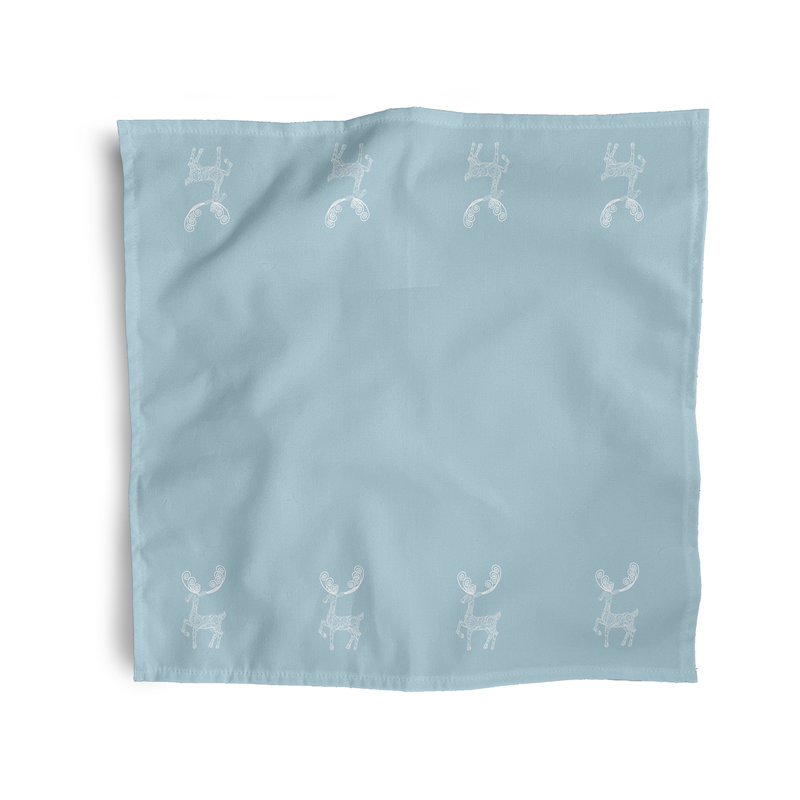 Millste Polyester Novelty Napkins, Blue