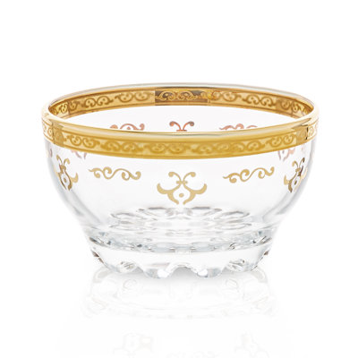 Classic Touch Glass Candy Bowl