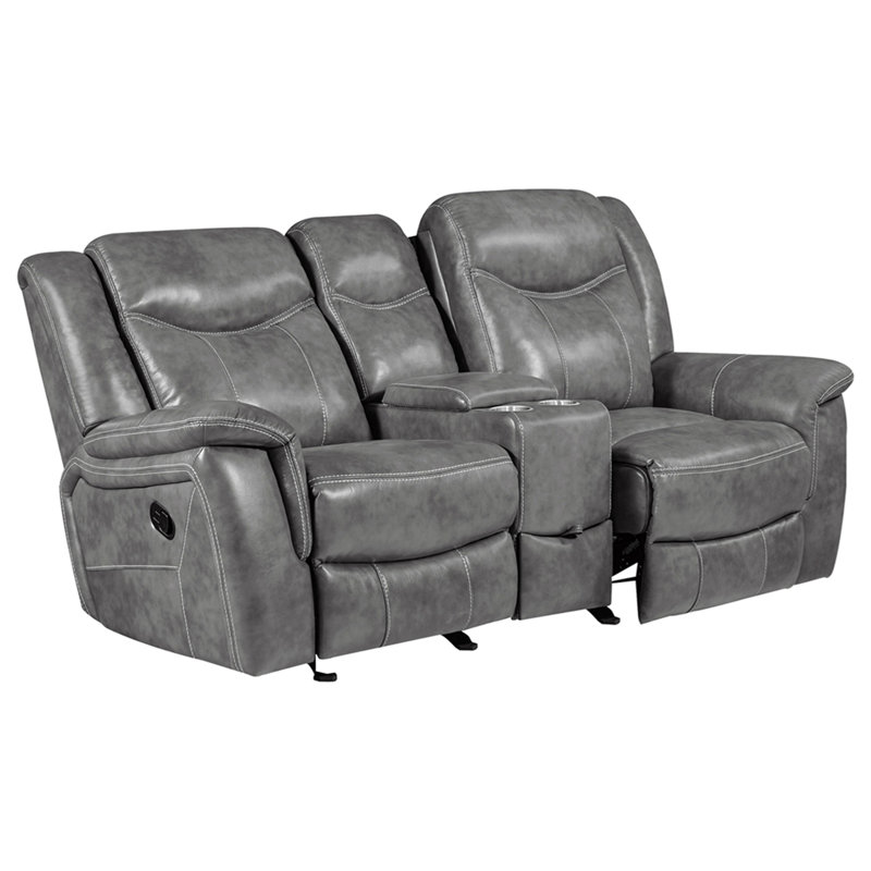 Causeuse avec rangement Carmen Cool Grey