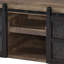 Table basse avec portes coulissantes