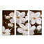 «White Chocolate Blooms II», ensemble de 3 pièces sur toile-24014944
