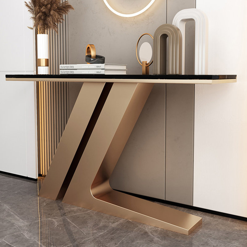 Console en métal de style italien, H 31,5 po x l 59 po x P 13,7 po