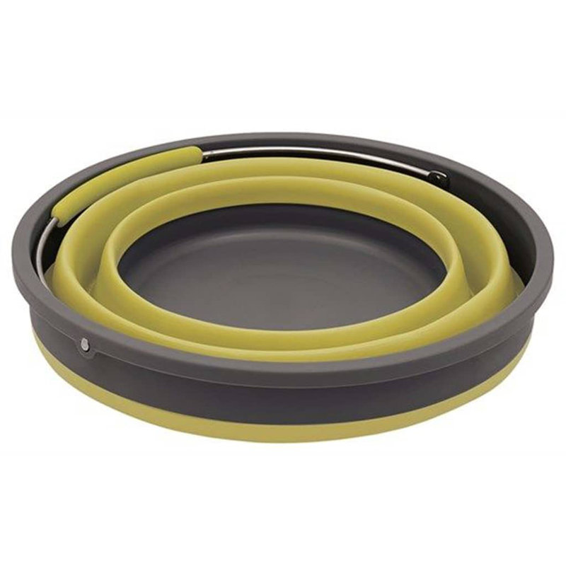 Outwell Collapsible Bucket with Lid 7.5L, Lime Green