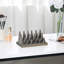 Tabletop Gray Wood Ring Holder
