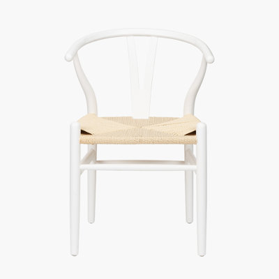 Quinn Beech Wood and Natural Paper Rope Dining Chair