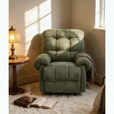 Fauteuil inclinable manuel surchargé - vert